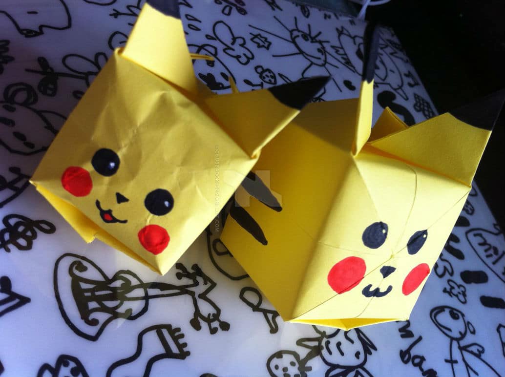 Pikachu de papel